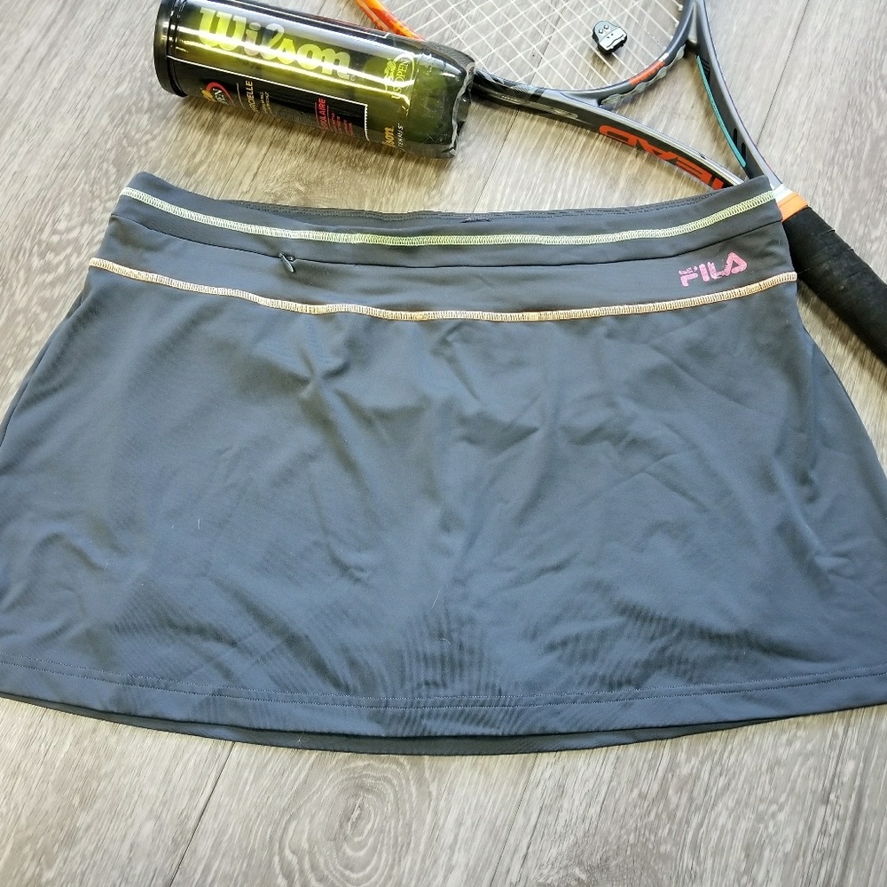 Fila Tennis Running Skirt Skort Gray XL